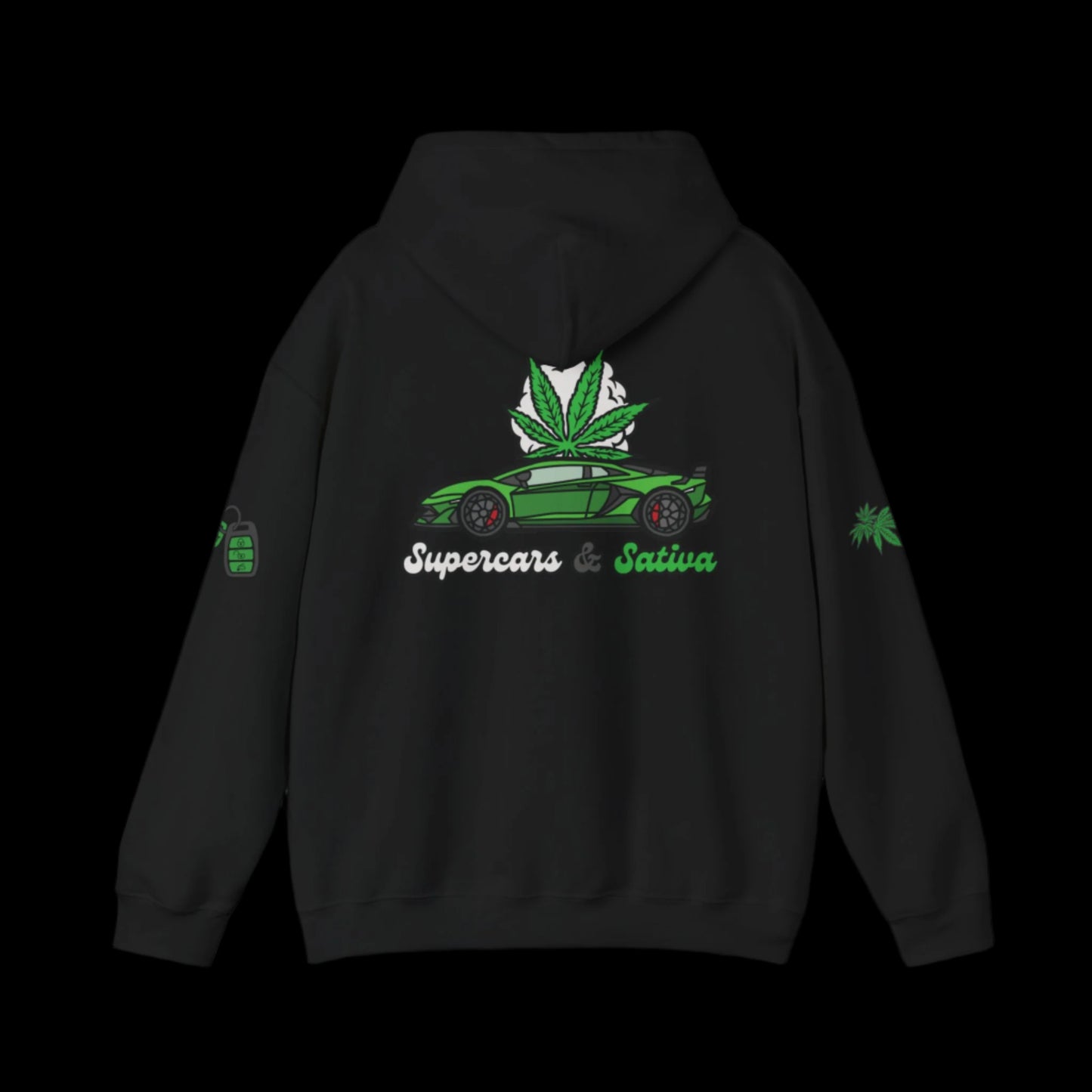 SUPERCARS & SATIVA | PREMIUM HOODIE