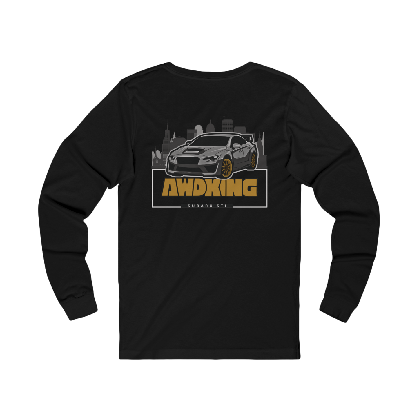 "AWDKING" SUBARU STI | PREMIUM LONG SLEEVE TEE