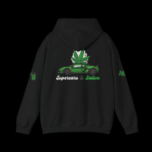 SUPERCARS & SATIVA | PREMIUM HOODIE